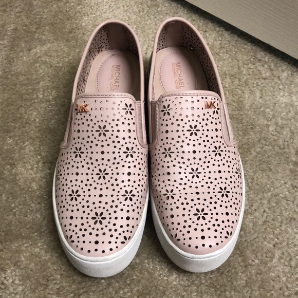 Michael Kors Shoes - Michael Kors pink floral platform espadrilles 7.5